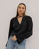 bluzki z długim rękawem damskie Bluzka Beauty Black 1
