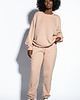 bluza bez kaptura damska Bluza damska crewneck F1809 BEŻOWA 2