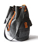 torby na ramię torba - grey&orange&dots - 1