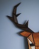 Ozdoby na ścianę Drewniany jeleń na ścianę 2