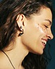 kolczyki srebrne Kolczyki srebrne SPHERE mini / black earrings 2