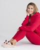 komplety damskie Komplet homewear bluza i legginsy czerwony 6