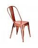krzesła Krzesło Metalowe Szczotkowane Miedziane Oranje 1