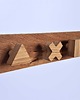 wieszaki Wieszak na ubrania, kształty geometryczne 3
