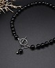 chokery Choker z czarnego turmalinu - Nowoczesny talizman 1