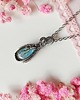wisiory Naszyjnik Labradoryt stal chirurgiczna wisiorek handmade 1