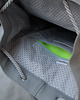 plecaki worek plecak pik - grey&fluo green- 4