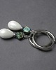 kolczyki srebrne Kolczyki srebrne Pearls /white/ perły vol. 11  3