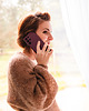 swetry damskie  Sweter Sara na drutach, sweter z alpaki, lekki sweterek, sweter w serek 5