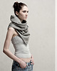 szale damskie Kamizelka Szal Komin Tuba Etola Tweed STRIPE 1