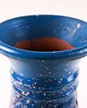 wazony Wazon ceramiczny niebieski, duński design, lata 70, produkcja: Dania 6