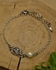 bransoletki wire wrapping Bransoletka z perłą, perły, wire wrapping 3