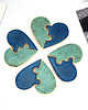 magnesy Ceramiczny magnes serce - dwie połówki 3