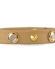 bransoletki skórzane Mona Spike & Crystal Gold Bracelet 1