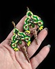 kolczyki soutache Lody Pistacjowe kolczyki sutasz 2