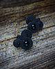 kolczyki soutache Małe , czarne, eleganckie kolczyki sutasz 1