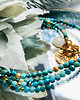 korale NASZYJNIK  TURKUS , naturalne kamienie 3
