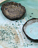 patery i talerze Komplet -2 talerze plus podstawki 1