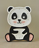 lampy do pokoju dziecka Drewniana lampka LED panda 3