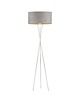 lampy podłogowe Czarna lampa podłogowa do salonu na 3 nogach PARYŻ VELUR KIDS 3