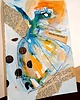 obrazy Hania - akwarela mixmedia unikat w oprawie 3