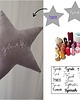 poduszki do pokoju dziecka Poduszka personalizowana - gwiazdka (kolory, tkaniny) 2