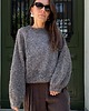 swetry damskie  Jedwabny sweter Crafted cacao graphite 8