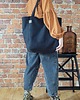 torby na ramię Lazy bag Bukka czarna nubuk wodoodporna 3