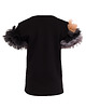 t-shirt damskie T-shirt z tiulem 1