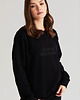 bluza bez kaptura damska Bluza SOCIAL APPROVAL BLACK CREWNECK 2