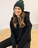 czapki damskie Czapka Gentle Cashmere Zielony Ciemny 2