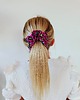 gumki do włosów Scrunchie do włosów, gumka do włosów z wiskozy Panterka candy MAXI 1