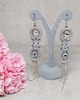 kolczyki soutache Srebrzyste kolczyki sutasz - kolekcja Glamour 2