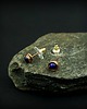 kolczyki wire wrapping Kolczyki sztyfty z lapis lazuli 6