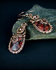 kolczyki wire wrapping Kolczyki z jaspisem 7