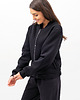 kurtki damskie Kurtka dresowa ,,HANA" czarny 1