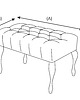 ławki Ławka Pikowana bench4home Pufa Przedpokój 4