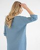 sukienki midi damskie Lniana Sukienka PEONY DUSTY  BLUE 3