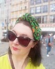 opaski do włosów Zielona panterka 3