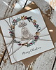 kartki świąteczne Stylowa ręcznie robiona kartka świąteczna Merry Christmas card 1