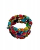 bransoletki - inne Bransoletka damska z bawełny z recyklingu rękodzieło kolorowa eko OLIVKA 1