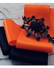 broszki Brosza  NEON Orange NEW 4