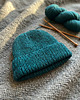 czapki damskie Czapka DARLA - Szmaragdowa - Handmade - Merino, alpaka, jedwab 2