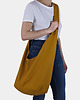 torby XXL Musztardowa torba hobo w stylu boho / vegan 1