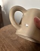 kubki i filiżanki Duży Ceramiczny Kubek Handmade 450 ml z Owieczkami 1