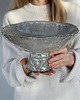 talerze, miski Organiczna Ceramiczna Patera Na Owoce Sałaty Perłowo Brązowa 5