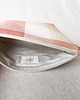 kosmetyczki Kosmetyczka w kratkę PEACH upcycling 5