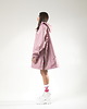 kurtki damskie Kurtka wiatrówkaanorak  longline dusty pink 5