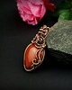 wisiory Jaspis mokait wisiorek wire wrapping 7
