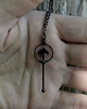 wisiory Mały metalowy wisiorek z motywem grzyba muchomora w stylu hippie boho 6